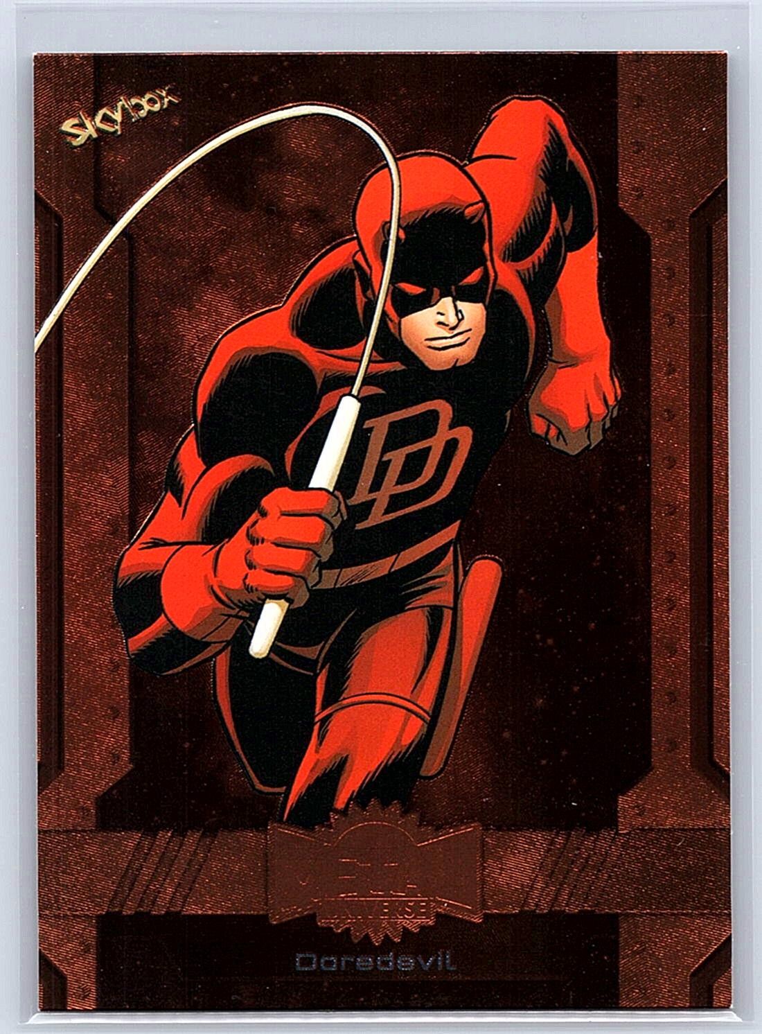Daredevil #39 2024 SkyBox Metal Universe Avengers trading card — raw and PSA graded price guide