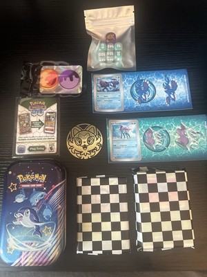 Pokémon Mystery Tin Bundle   50 Common/Uncommon 10 Holo/Reverse, 2 Exs and more!