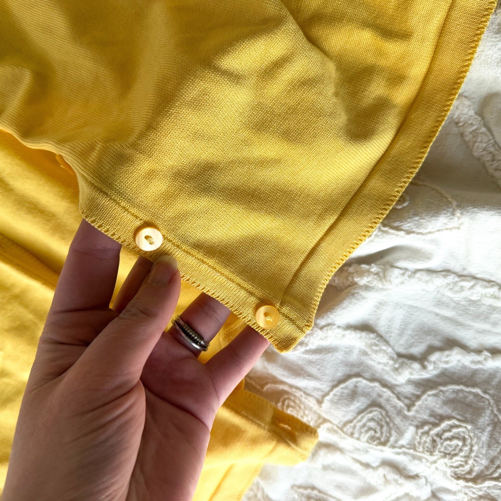 Vintage Yellow Pendleton Button Down Cardigan - image 4