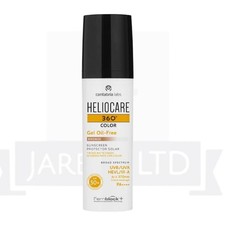 Heliocare 360 Gel Oil Free SPF50 Tinted Face Protection Bronze Sunscreen 50ml