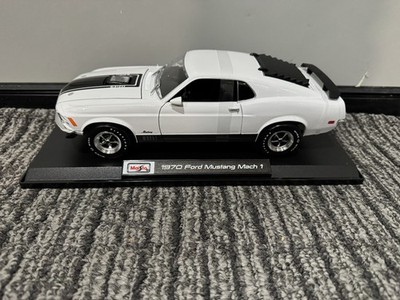 Maisto 1:18 Diecast Special Edition 1970 Ford Mustang Mach 1 WHITE NEW