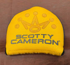 Scotty Cameron RH Yellow Phantom Mid Round Mallet Putter Head Cover