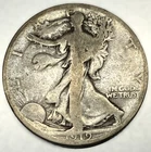1919 D Walking Liberty Half Dollar - 90% Silver - 50c US Coin Circulated - 2269