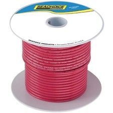Tinned Copper Marine Wire,18 AWG,Red,100 ft.