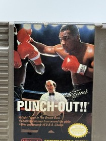 Mike Tyson's Punch-Out Nintendo Entertainment System NES aut&eacute;nticos prendedores limpios