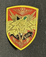 Original Vietnam Theater Made SF MACV SOG Beer Can Crest DI Pin