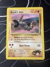 Brock's Onix 69/132 Common Gym Heroes Pokemon Unlimited Lightly Played on eBay
