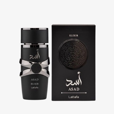 Asad Elixir by Lattafa For Men 3.4oz / 100 ML EAU DE PARFUM SPRAY -  NEW ARRIVAL