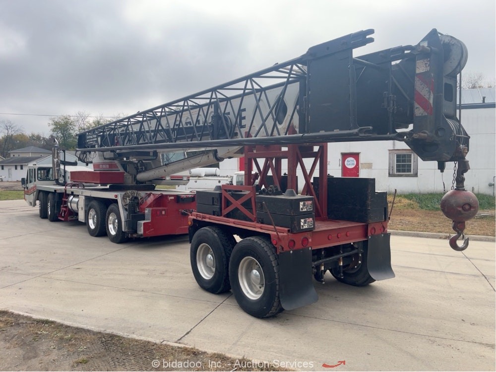 Link-Belt HTC-8670 70 Ton Hydraulic Truck Crane 115' Boom 65' Jib LMI bidadoo