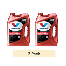(2 pack) Valvoline High Mileage MaxLife 5W-20 Synthetic Blend Motor Oil 5 QT 37.56 per gallon