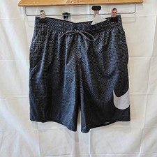 Nike Read/Rip Swim Shorts Black White Medium NESSD541-001