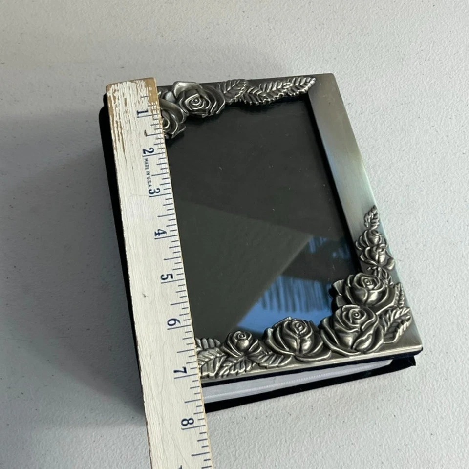 Álbum de fotos vintage Royal Limited Silver Rose contiene fotos de 5x7 Foto 4 de 4