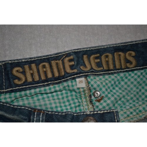 Pantalones de mezclilla Shane Jeans Co 41170 azul envejecido algodón talla 26 X 31 para mujer - Imagen 8 de 11