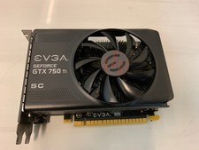 EVGA GeForce GTX 750 Ti SC 2GB GDDR5 Graphics Card GPU Gaming 02G-P4-3753-KR