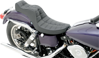 Drag Specialties Mini King & Queen Scorpion Stitch Seat for 1958-84 Harley FX FL