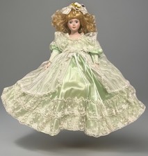 Braut Puppe Sammler - Hochzeitskleid Grün