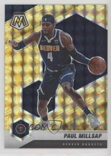 2020-21 Panini Mosaic Reactive Yellow Prizm Paul Millsap #42 fm0