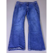 Lee Bootcut Jeans Women's Size 16M Blue Denim Medium Wash Cotton Stretch