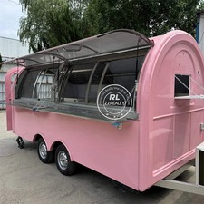 Concession Catering Trailer Street Food Truck Fully Equipped Ice Cream Cart Outd