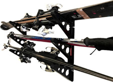 Ski Rack   Heavy-Duty Horizontal Ski Wall Mount  Snowboard Wall Mount for Garag