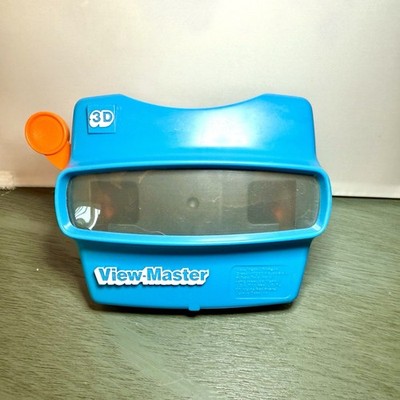 Vintage View-Master 3D Viewer Blue w/ Orange Lever Mattel Classic