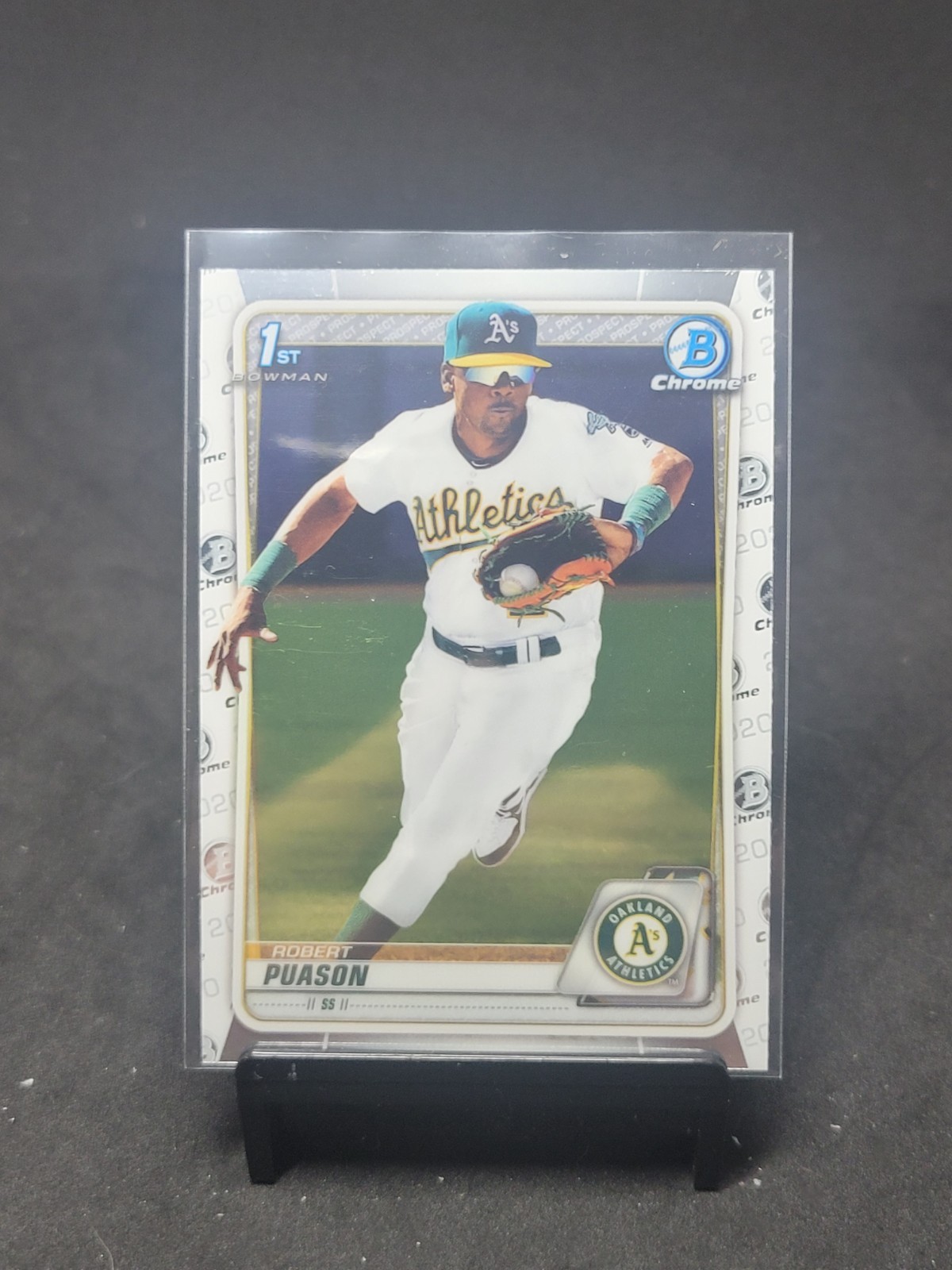 2020 Bowman Chrome Prospects Robert Puason #BCP-145 Athletics