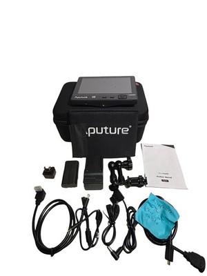 Aputure V-Screen VS-2 7'' LCD Monitor w/ Power Adapter Battery Case TESTED