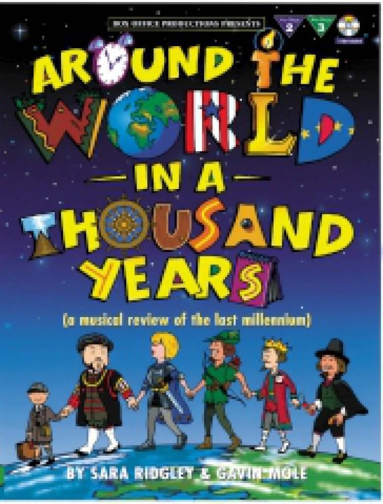 Around The World in 1000 Years (+ 2CDs) Piano, Voice Book with 2 CDs 2CD Mole In