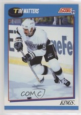 1991-92 Score Canadian Bilingual Tim Watters #523 5wg