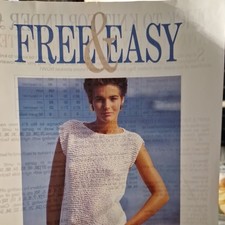 Patons Free & Easy Original cotton Knitting Pattern Top DK 26-40"