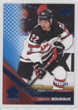 2022 Team Canada Juniors Prospectus Momentous Electric Blue Mavrik Bourque 01ks