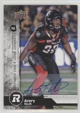 2018 Upper Deck CFL Autograph 88 Avery Ellis Ottawa Redblacks Auto