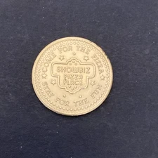 Vintage Showbiz Pizza PlaceBrass Coin Token - Collectible Play Value Token