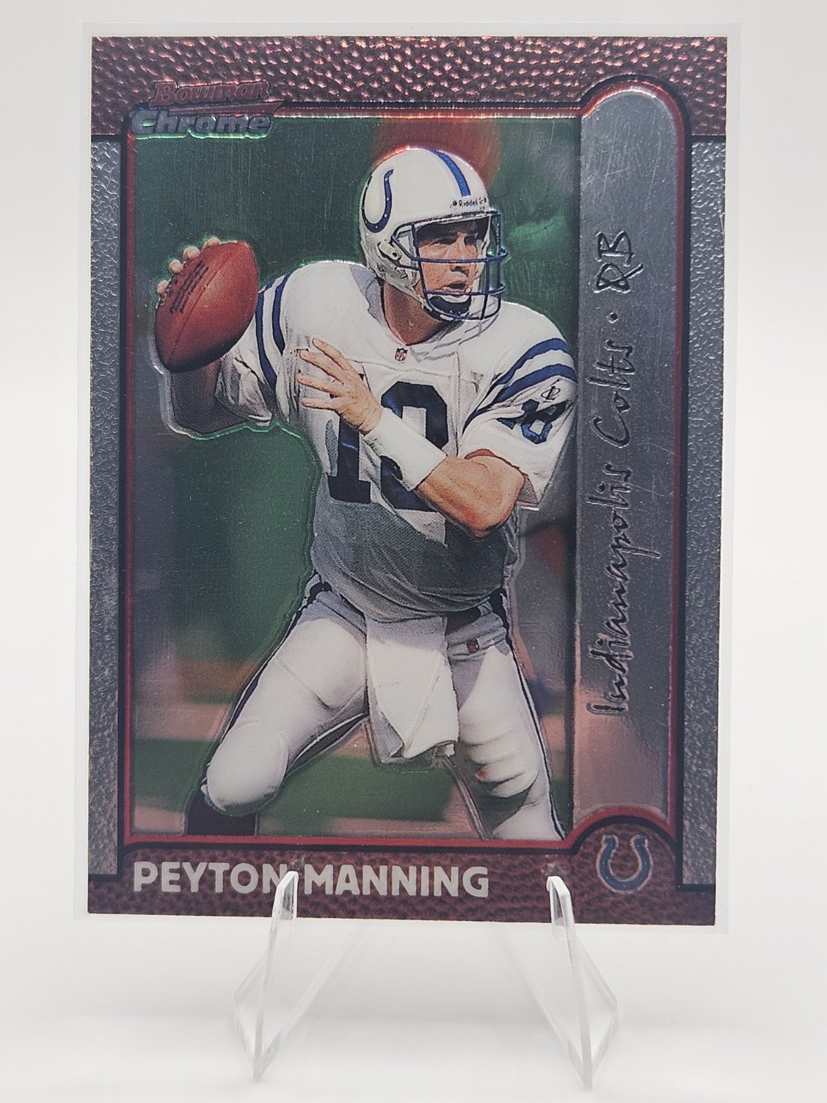 1999 Bowman Chrome - Peyton Manning #70 Interstate - CLEAN AND CRISP! NM+ -JR