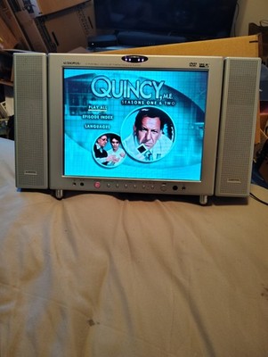 Audiovox D1210 12'' LCD TV with DVD Player w/ Case & Remote & Cables - TESTED!