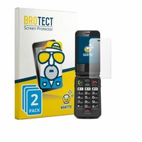 2X Displayschutzfolie Matt FüR Emporia Joy LTE Antireflektierend