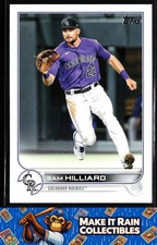 Sam Hilliard 2022 Topps Update #US206 Colorado Rockies Baseball