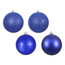 Vickerman 2.75" CobaltBlue 4 Finish Ball Asst 20/B