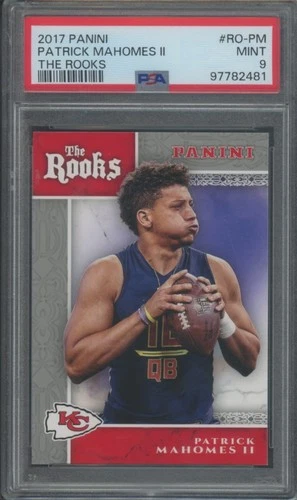 2017 Panini Football Patrick Mahomes II #RO-PM The Rooks PSA 9
