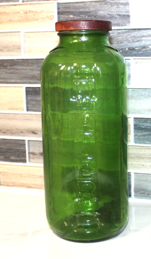 Green Water Juice Bottle Indiana OTHER Collectible Modern Bottles
