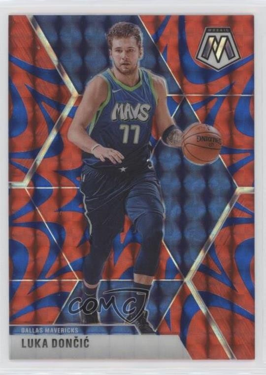 2019-20 Panini Mosaic Reactive Blue Prizm Luka Doncic Luka Dončić #44 02sw