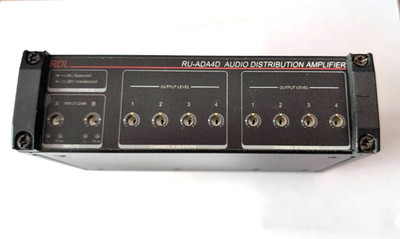 RDL RU-ADA4D audio distribution amplifier for parts or repair