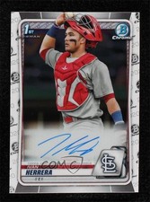 2020 Bowman Chrome Prospect Auto Ivan Herrera #CPA-IH Auto 7zf