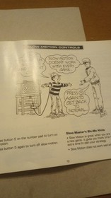 Vintage 1989 Nintendo NES "Power Glove" Instructions Booklet/Manual