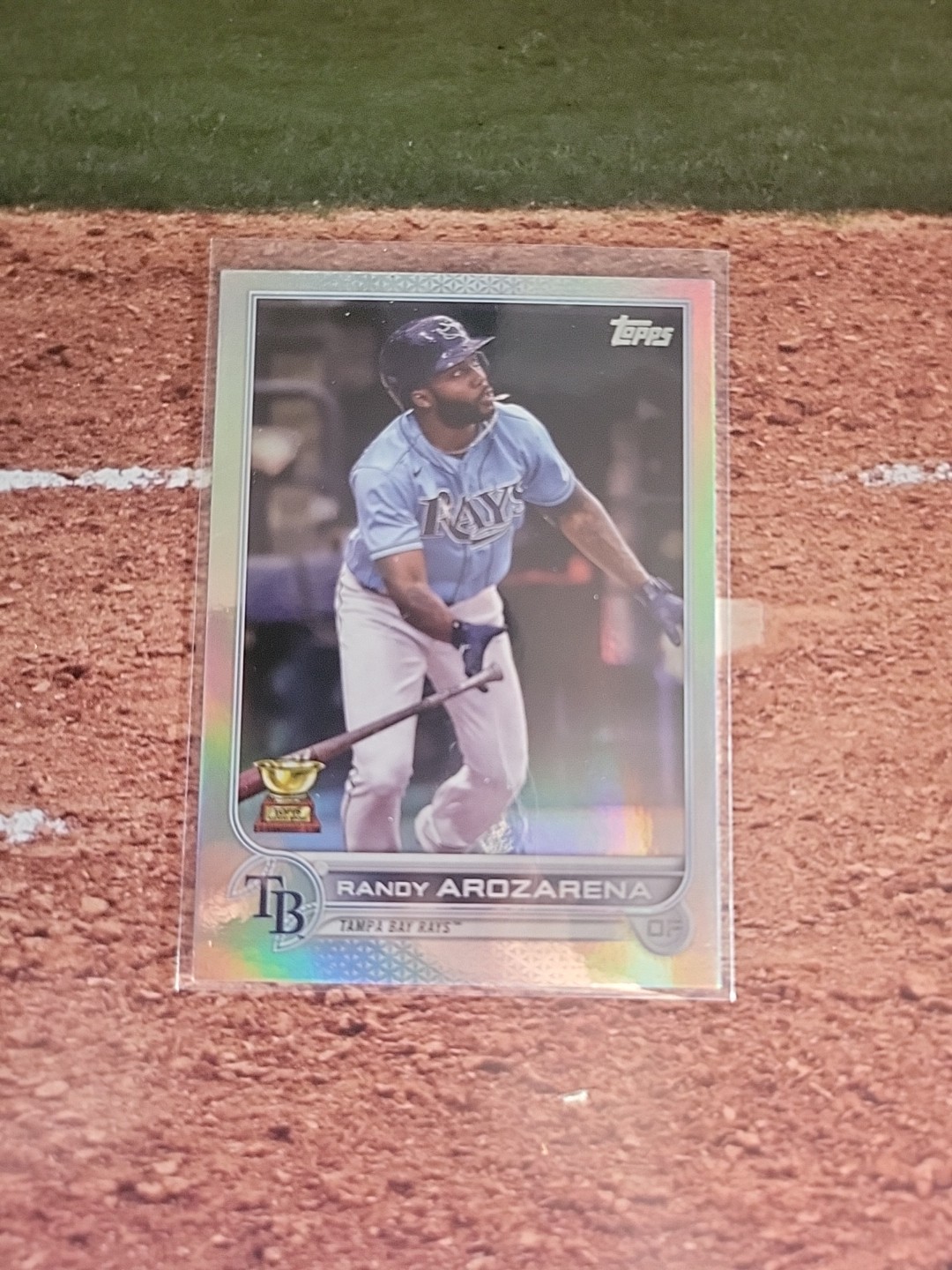 2022 Topps - Rainbow Foil Randy Arozarena #196 - Tampa Bay Rays 