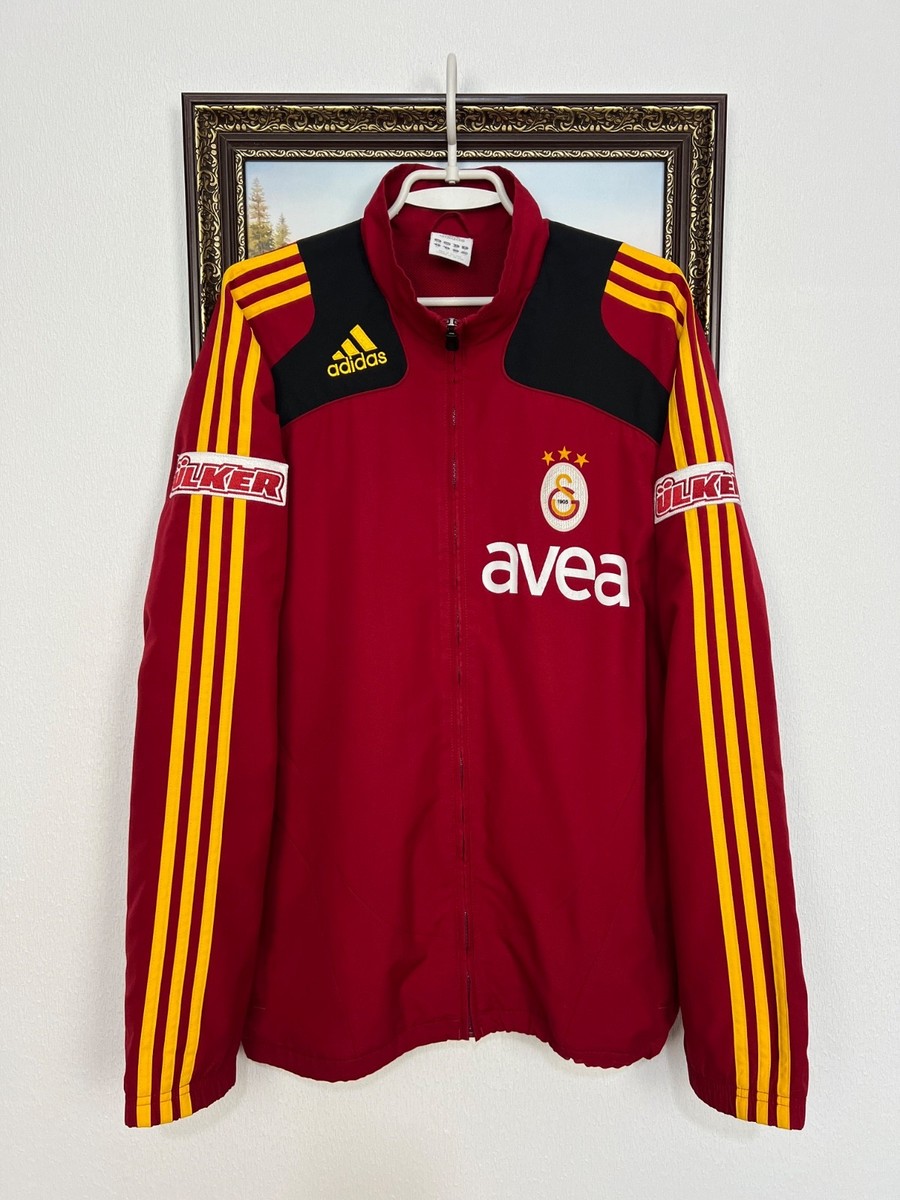 Vintage Adidas Galatasaray Football Red Jacket Soccer Track Top