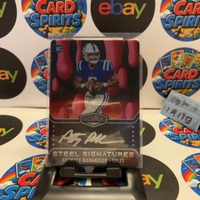 2023 Panini Anthony Richardson Silver Ink Full Auto Jersey No. RC Lava Drip Ver