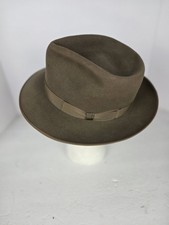 Vintage 1950s Whippet Style Champs Kasmir Finish Fedora - 7 1/8
