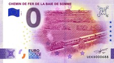 80 SAINT-VALERY-SUR-SOMME Chemin de Fer 7, 2026, AG, Billet Euro Souvenir
