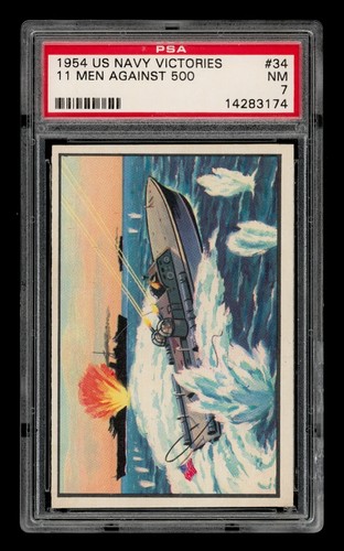1954 U.S. Navy Victories Set-Break # 34 11 Men Against 500 PSA 7 NM